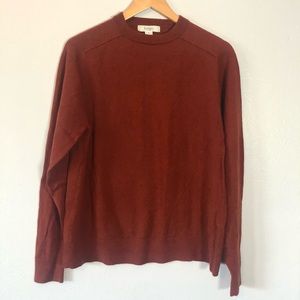 Turnbury Knit Sweater Burnt Orange Size L